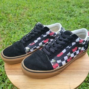 Vans Old Skool Checkerboard Cherries